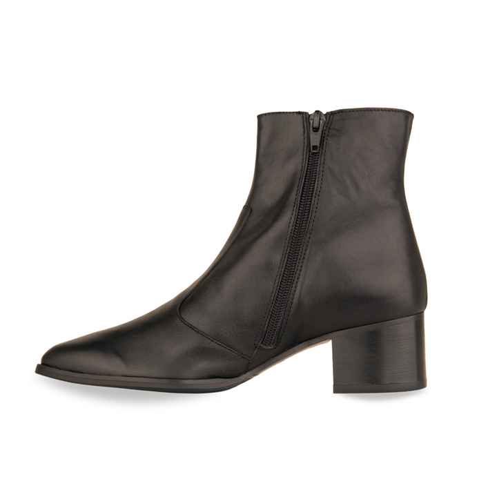 Zipper Boots Elastic Boots Chelsea Boots Ankle Boots Black Leather Boots Leather Boots women's comfort shoes for work comfort shoe shoes womens PASO 29 BABI