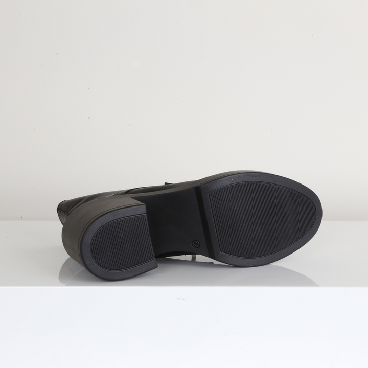 Sole TR rubber sole footmasters PASO 29 MADRID NAPA  arch insole black leather boots Leather boots Ankle boots winter boots