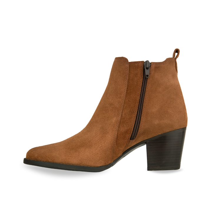 Brown Suede Boots Zipper Boots Chelsea boots Ankle Boots australia shoes footmasters shoes womens women's comfort shoes for work PASO 29 BRIGHT comfort shoe comfort shoes for work