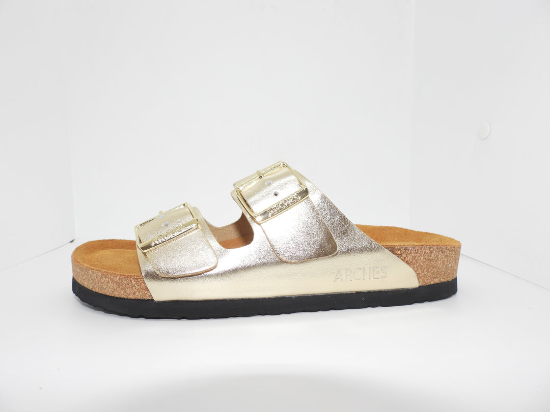 ARCHES CHIC LEATHER | Arches Support Slides