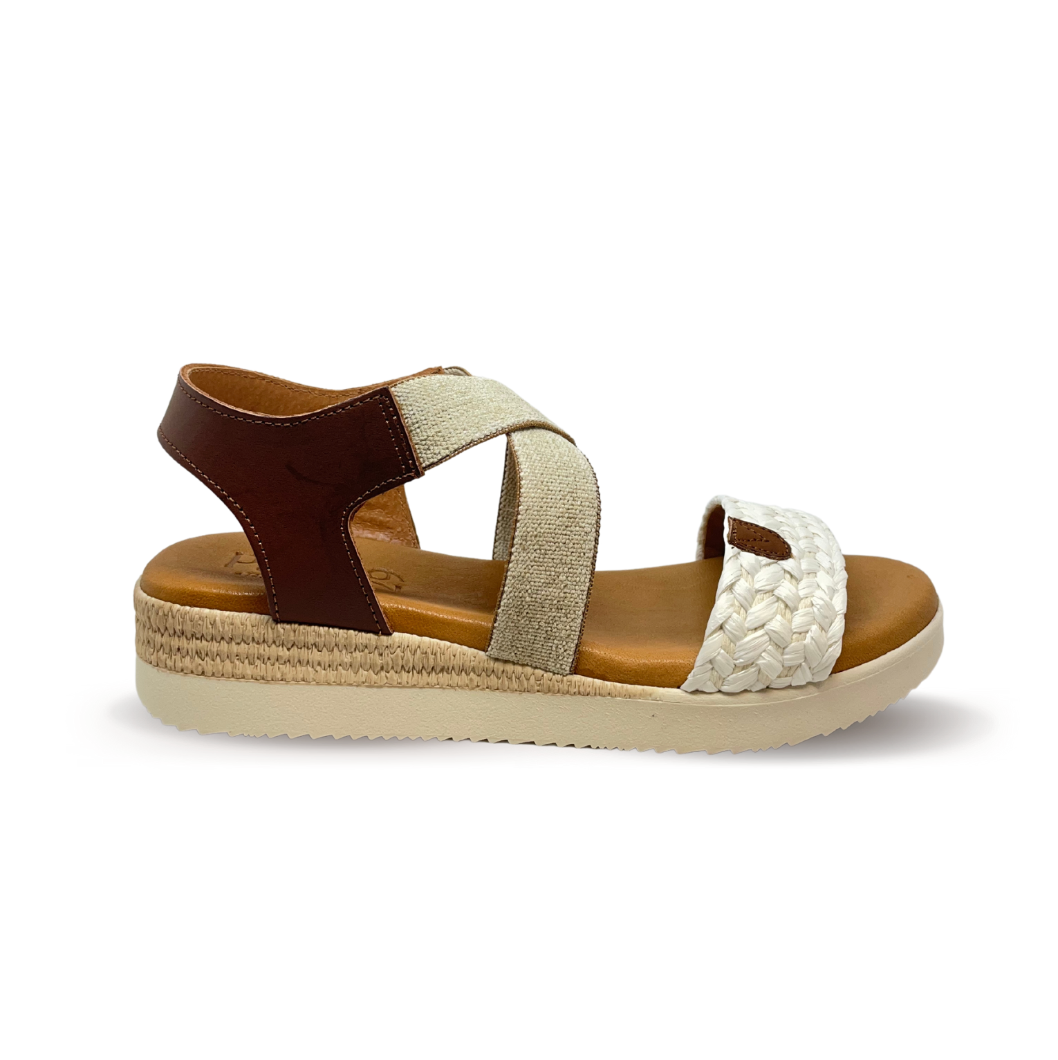 Shimmer Pleated Bow Flat Sandals | Women's Shoes | MILK MONEY